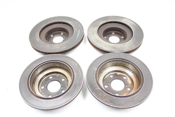 2002-2005 SUBARU IMPREZA WRX FRONT & REAR BRAKE ROTORS SET RH/LH OEM - Image 3