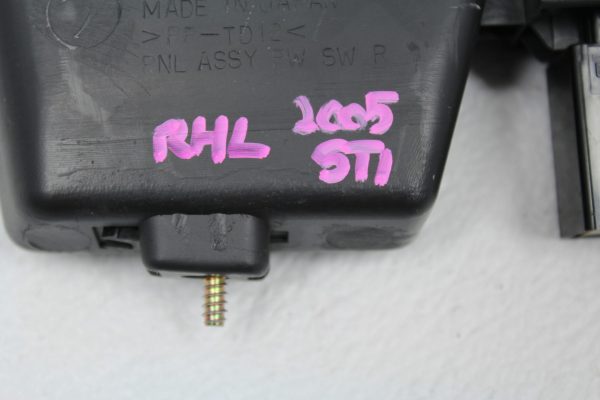 2005-2007 SUBARU WRX & STI LH DRIVER SIDE REAR DOOR HANDLES WINDOW SWITCHES OEM - Image 6