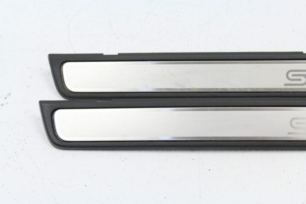 2008-2014 SUBARU WRX STI LH/RH  DOOR SILL LEFT/RIGHT SCUFF PLATE TRIM PAIR SET - Image 8