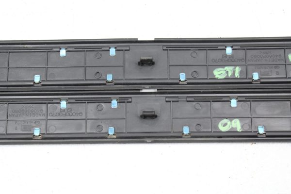 2008-2014 SUBARU WRX STI LH/RH  DOOR SILL LEFT/RIGHT SCUFF PLATE TRIM PAIR SET - Image 4