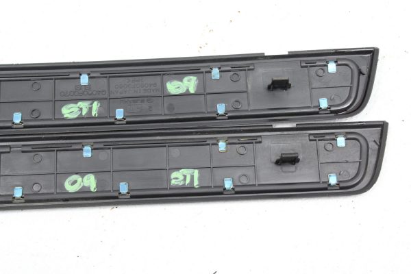 2008-2014 SUBARU WRX STI LH/RH  DOOR SILL LEFT/RIGHT SCUFF PLATE TRIM PAIR SET - Image 3