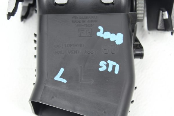 2008-2014 SUBARU WRX & STI LEFT DASH BOARD AC VENTS LH DRIVER SIDE 66110FG010 - Image 6