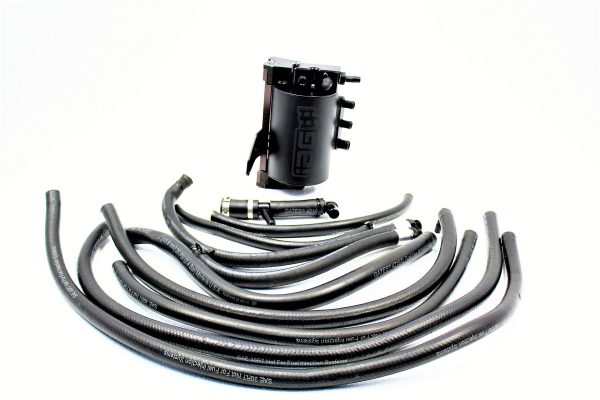 2008-2014 SUBARU WRX & 2008-2019 STI IAG PERFORMANCE STREET SERIES AIR OIL SEPARATOR (AOS) BLACK