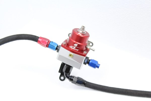 2008-2019 SUBARU WRX STI COBB TUNING TOP FEED FUEL RAILS & LINE KIT W/ AEROMOTIVE FUEL PRESSURE REGULATOR FPR - Image 3