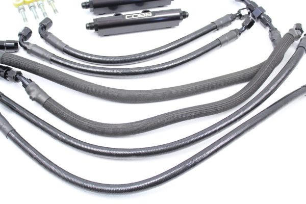 2008-2019 SUBARU WRX STI COBB TUNING TOP FEED FUEL RAILS & LINE KIT W/ AEROMOTIVE FUEL PRESSURE REGULATOR FPR - Image 6