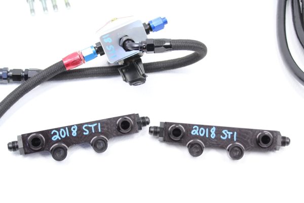 2008-2019 SUBARU WRX STI COBB TUNING TOP FEED FUEL RAILS & LINE KIT W/ AEROMOTIVE FUEL PRESSURE REGULATOR FPR - Image 12