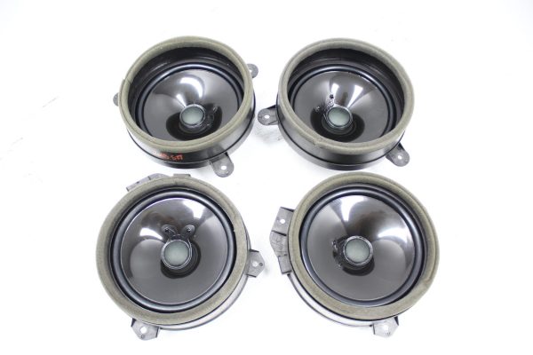 2015-2020 SUBARU WRX STI FRONT & REAR FACTORY DOOR PANEL CARD SPEAKERS SET OEM