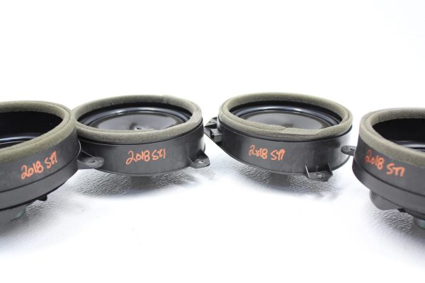 2015-2020 SUBARU WRX STI FRONT & REAR FACTORY DOOR PANEL CARD SPEAKERS SET OEM - Image 8
