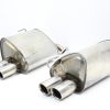 15-18 2015-2018 SUBARU WRX STI EXHAUST MUFFLERS LH/RH OEM LEFT & RIGHT