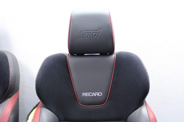 18-19 2018-2019 SUBARU WRX STI FRONT RECARO SEATS LEATHER & SUEDE OEM LH/RH - Image 5