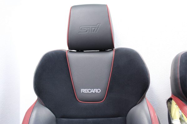 18-19 2018-2019 SUBARU WRX STI FRONT RECARO SEATS LEATHER & SUEDE OEM LH/RH - Image 8