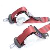 18 2018 SUBARU WRX STI LIMITED RED SEAT BELT SET FRONT & REAR LH/RH OEM - Image 2