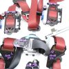 18 2018 SUBARU WRX STI LIMITED RED SEAT BELT SET FRONT & REAR LH/RH OEM - Image 11
