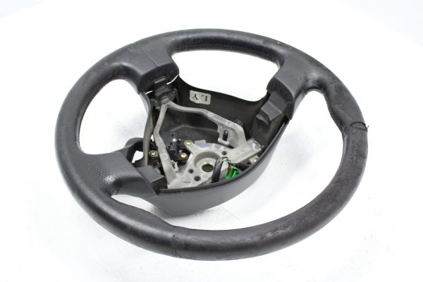 04 2004 SUBARU WRX STI STEERING WHEEL ASSEMBLY RED STITCHED OEM - Image 5