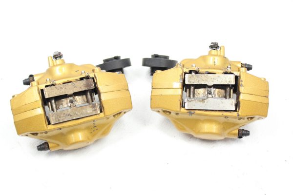 04-07 2004-2007 SUBARU WRX STI REAR GOLD BREMBO BRAKE CALIPERS LH/RH 88K MILES - Image 4