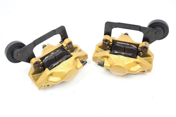 04-07 2004-2007 SUBARU WRX STI REAR GOLD BREMBO BRAKE CALIPERS LH/RH 88K MILES - Image 6