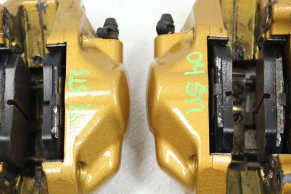 04-07 2004-2007 SUBARU WRX STI REAR GOLD BREMBO BRAKE CALIPERS LH/RH 88K MILES - Image 11