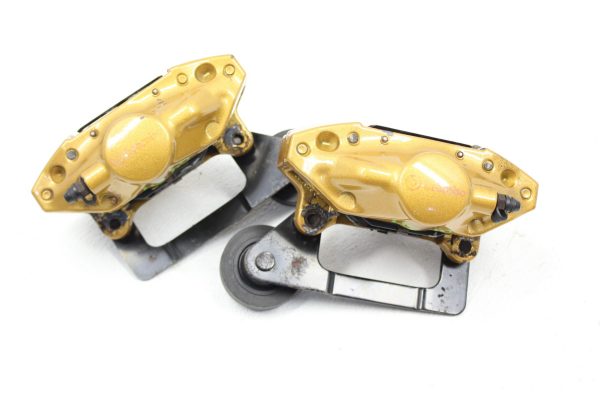 04-07 2004-2007 SUBARU WRX STI REAR GOLD BREMBO BRAKE CALIPERS LH/RH 88K MILES - Image 8