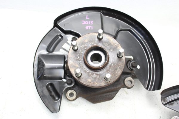 2008-2014 SUBARU WRX STI FRONT HUBS KNUCKLES SPINDLES OEM 5×114 LH/RH 08-14 - Image 2