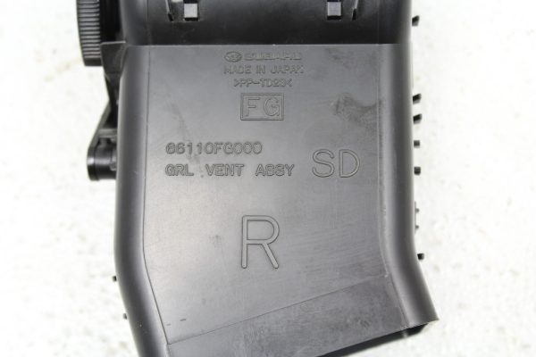 2008-2014 SUBARU WRX & STI RIGHT DASH BOARD AC VENTS PASSENGER SIDE 66110FG010 - Image 2