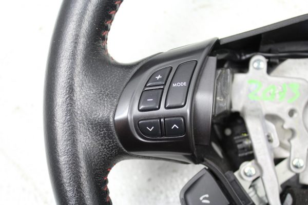 2008-2014 SUBARU WRX STI STEERING WHEEL ASSEMBLY OEM RADIO/CRUSE CONTROLS - Image 2