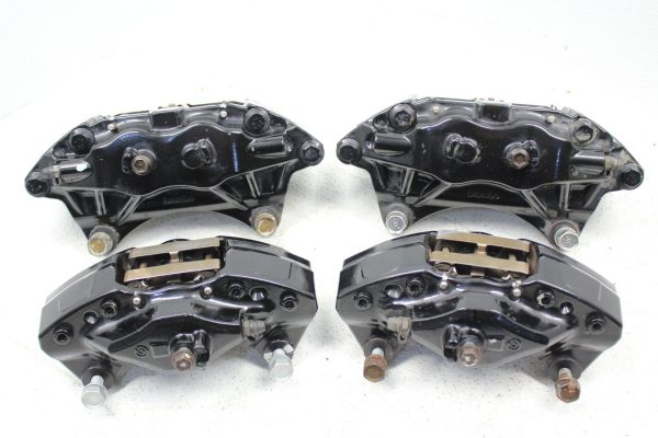 2008-2017 SUBARU WRX STI FRONT & REAR BREMBO BRAKE CALIPERS OEM 66K MILES EJ257 - Image 3