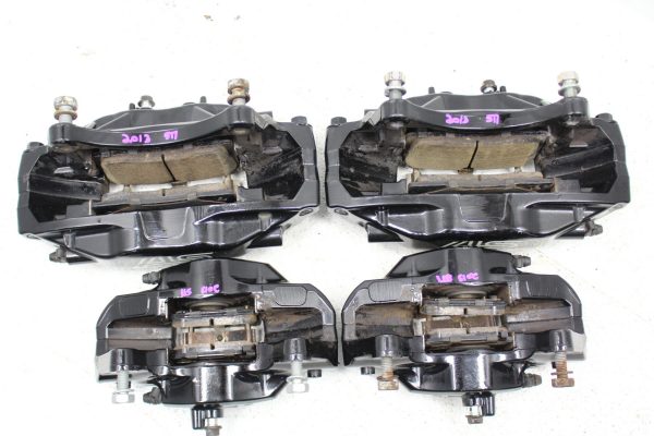 2008-2017 SUBARU WRX STI FRONT & REAR BREMBO BRAKE CALIPERS OEM 66K MILES EJ257 - Image 4