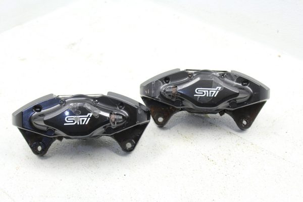 08-17 2008-2017 SUBARU WRX STI REAR BREMBO BRAKE CALIPERS LH/RH 79K MILES EJ257 - Image 4