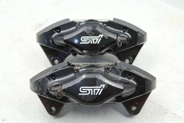 08-17 2008-2017 SUBARU WRX STI REAR BREMBO BRAKE CALIPERS LH/RH 79K MILES EJ257 - Image 3