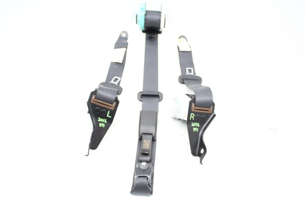15-17 2015-2017 SUBARU WRX STI REAR SEAT BELT RETRACTOR OEM SET LH/RH BLACK