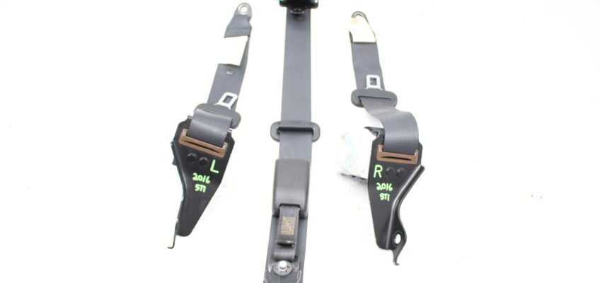 15-17 2015-2017 SUBARU WRX STI REAR SEAT BELT RETRACTOR OEM SET LH/RH BLACK