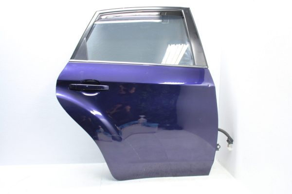 08-14 SUBARU WRX STI REAR RH DOOR ASSEMBLY PASSENGER SIDE PLASMA BLUE PEARL