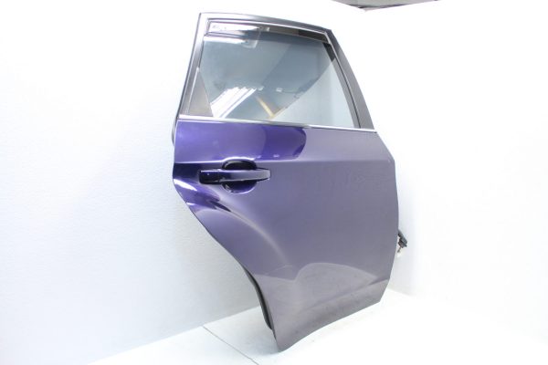 08-14 SUBARU WRX STI REAR RH DOOR ASSEMBLY PASSENGER SIDE PLASMA BLUE PEARL - Image 2
