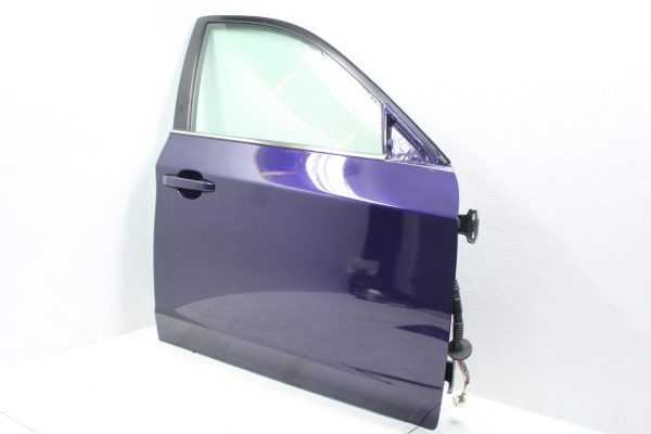 08-14 SUBARU WRX STI FRONT RH DOOR ASSEMBLY PASSENGER SIDE PLASMA BLUE PEARL - Image 2