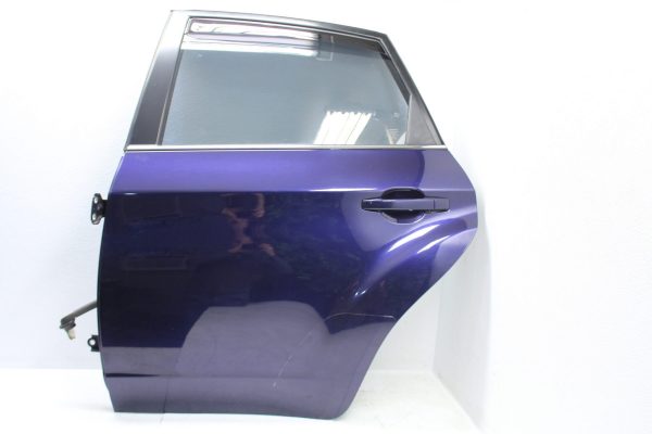 08-14 SUBARU WRX STI REAR LH DOOR ASSEMBLY DRIVER SIDE PLASMA BLUE PEARL