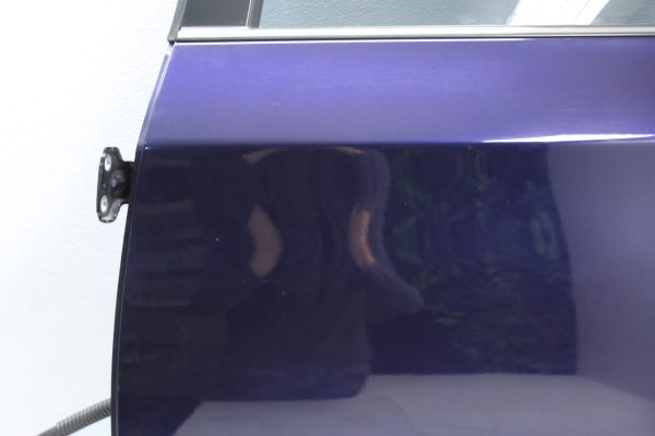 08-14 SUBARU WRX STI REAR LH DOOR ASSEMBLY DRIVER SIDE PLASMA BLUE PEARL - Image 3