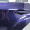 08-14 SUBARU WRX STI REAR LH DOOR ASSEMBLY DRIVER SIDE PLASMA BLUE PEARL - Image 4