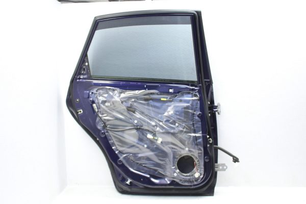 08-14 SUBARU WRX STI REAR LH DOOR ASSEMBLY DRIVER SIDE PLASMA BLUE PEARL - Image 10