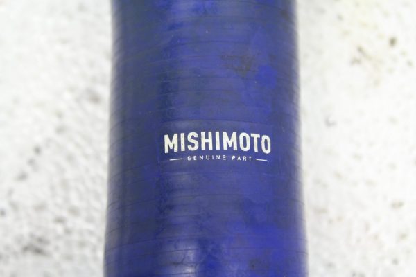 2008-2014 SUBARU WRX STI MISHIMOTO BLUE LOWER RADIATOR HOSE 2008 - Image 5