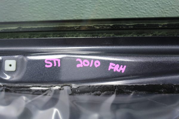 2008-2014 SUBARU WRX & STI FRONT RH DOOR ASSEMBLY PASSENGER SIDE GREY - Image 12
