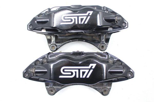 2008-2017 SUBARU WRX STI FRONT & REAR BREMBO BRAKE CALIPERS OEM 27K MILES EJ257 - Image 5
