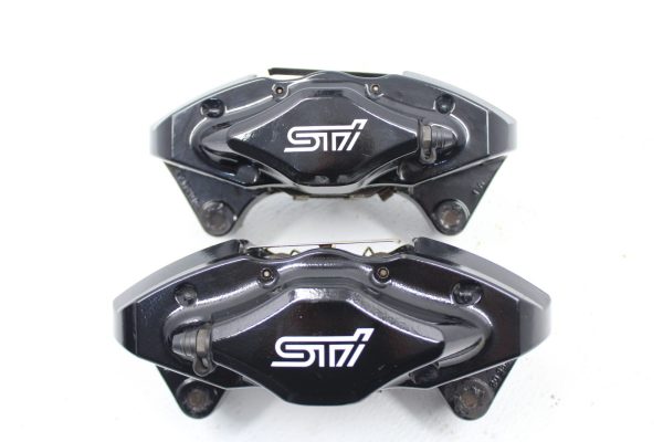 2008-2017 SUBARU WRX STI FRONT & REAR BREMBO BRAKE CALIPERS OEM 27K MILES EJ257 - Image 8