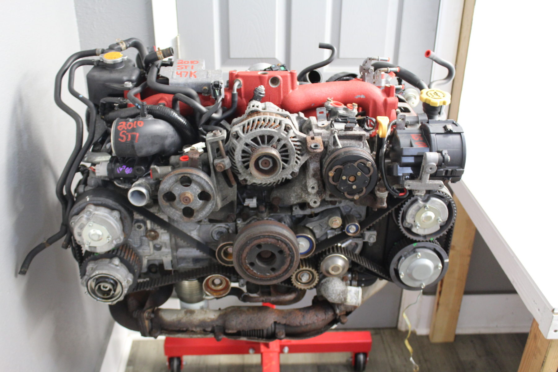 08 19 Subaru Wrx Sti Engine Long Block Assembly 2 5l Turbo Ej257 47k Miles Subieautoparts Com