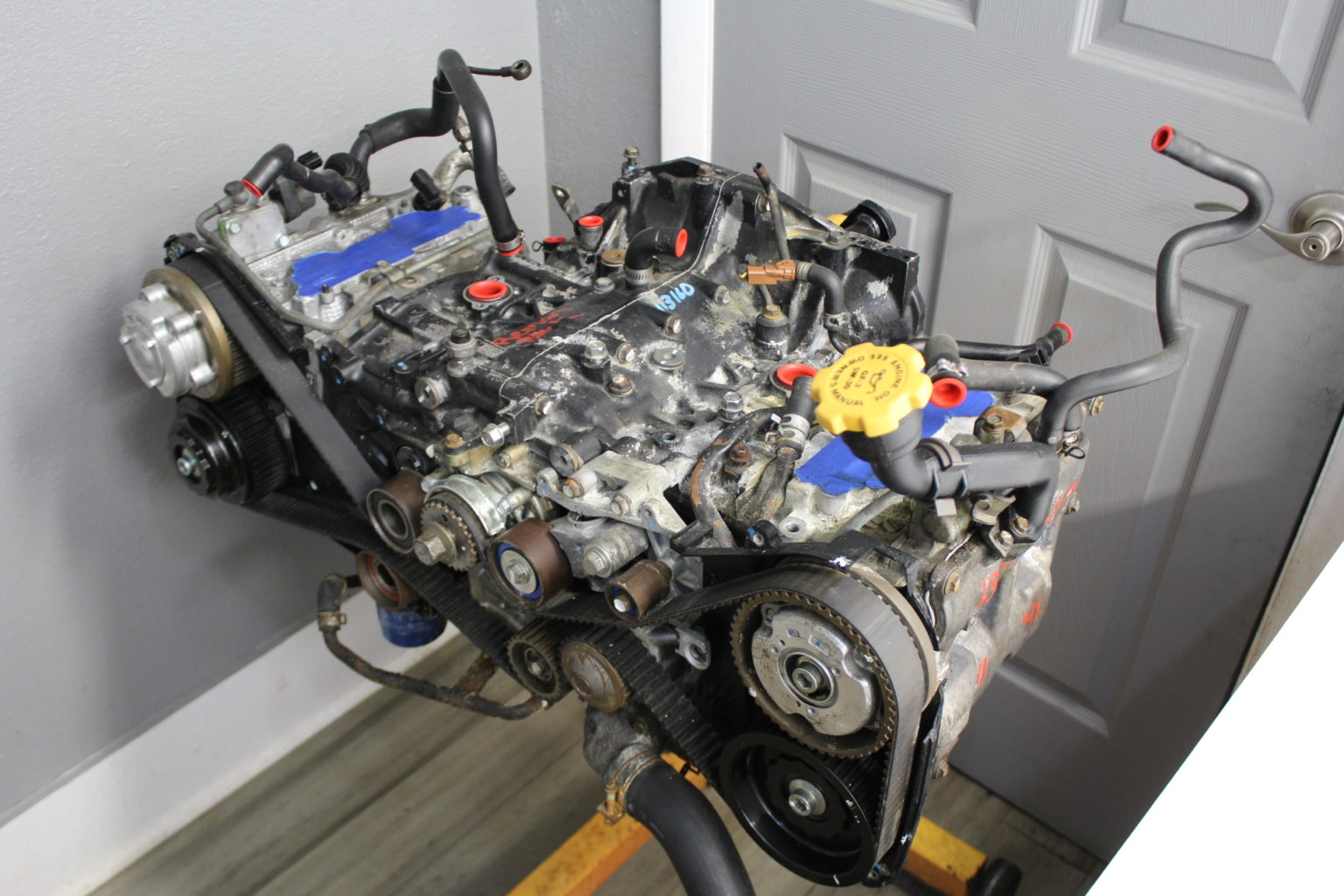 0407 20042007 SUBARU WRX STI ENGINE LONG BLOCK MOTOR EJ257 OEM 1K