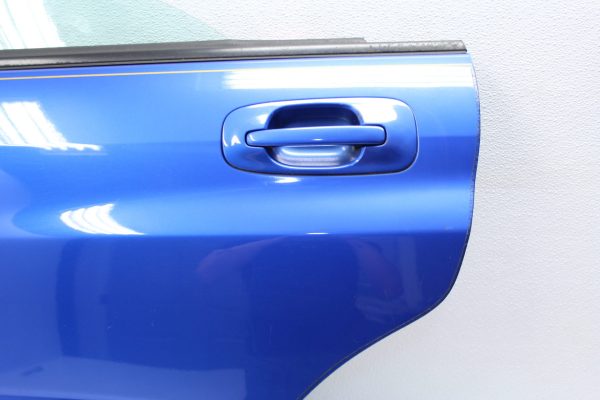 2002-2007 SUBARU WRX & STI SEDAN REAR LH DOOR DRIVERS SIDE BLUE OEM - Image 2