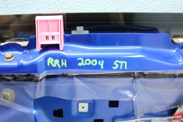 2002-2007 SUBARU WRX & STI REAR DOOR PASSENGER SIDE RH BLUE SEDAN 2004 - Image 11