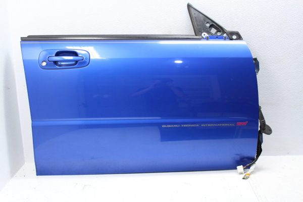 2002-2007 SUBARU WRX STI SEDAN FRONT RH DOOR PASSENGER SIDE BLUE OEM