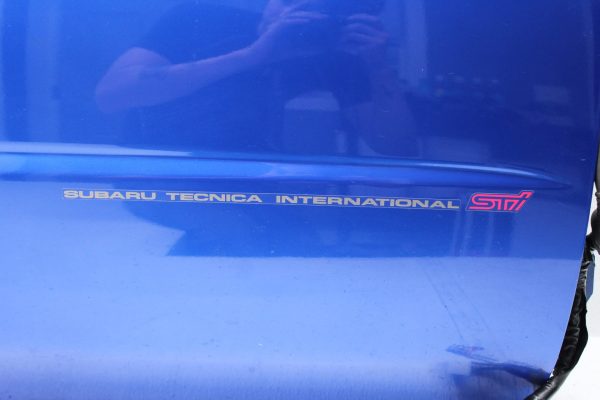 2002-2007 SUBARU WRX STI SEDAN FRONT RH DOOR PASSENGER SIDE BLUE OEM - Image 6