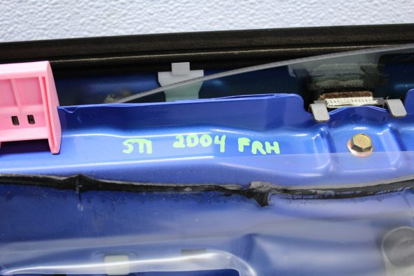 2002-2007 SUBARU WRX STI SEDAN FRONT RH DOOR PASSENGER SIDE BLUE OEM - Image 11