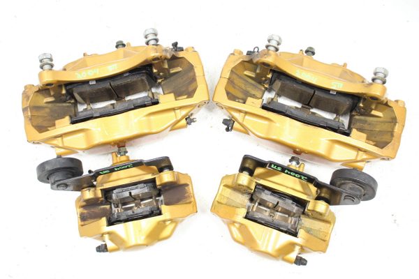 04-07 2004-2007 SUBARU WRX STI FRONT AND REAR BREMBO BRAKE CALIPERS 27K MILES - Image 4
